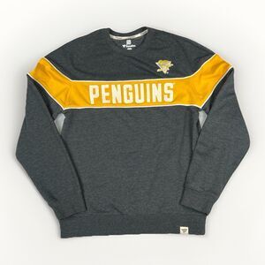 Pittsburgh Penguins Mens Crew Neck Pullover Sweatshirt NHL Fanatics Sz M Hockey